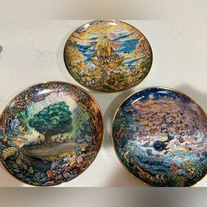 Three (3) Adorable BILL BELL Collector Plates